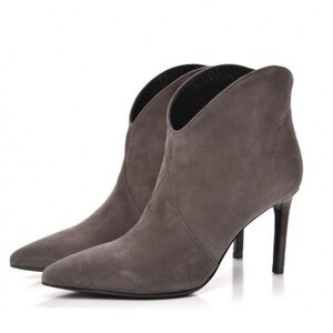 YSL Saint Laurent Road Grey boots / booties 39